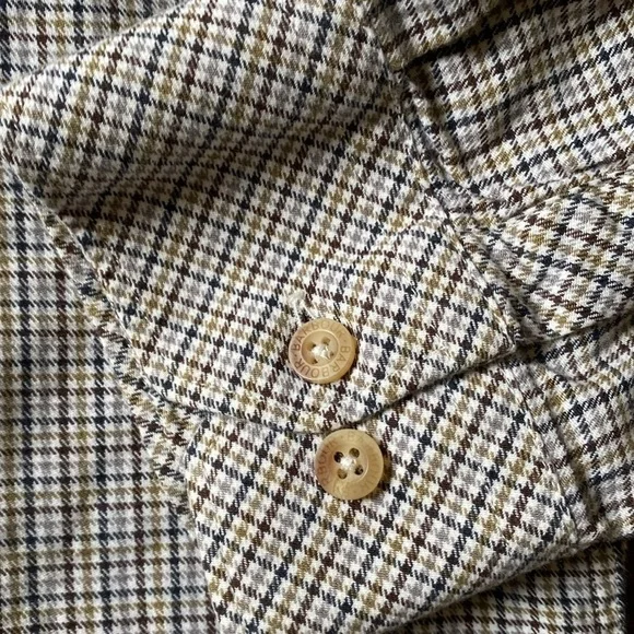 Barbour Comfort Fit Button-Down Shirt Men’s Size L (UK XL / EU XL) Checked Plaid - Picture 4 of 10